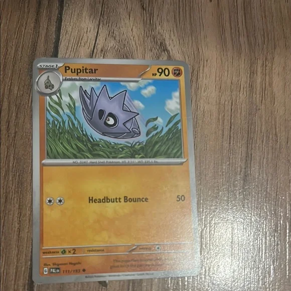 Pokemon | Games | Pokemon Card Pupitar With Orange And Green | Poshmark Pokemon | Games | Pokemon Card Pupitar With Orange And Green | Poshmark